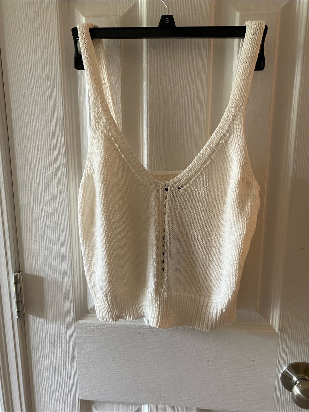 Knit tank sweater